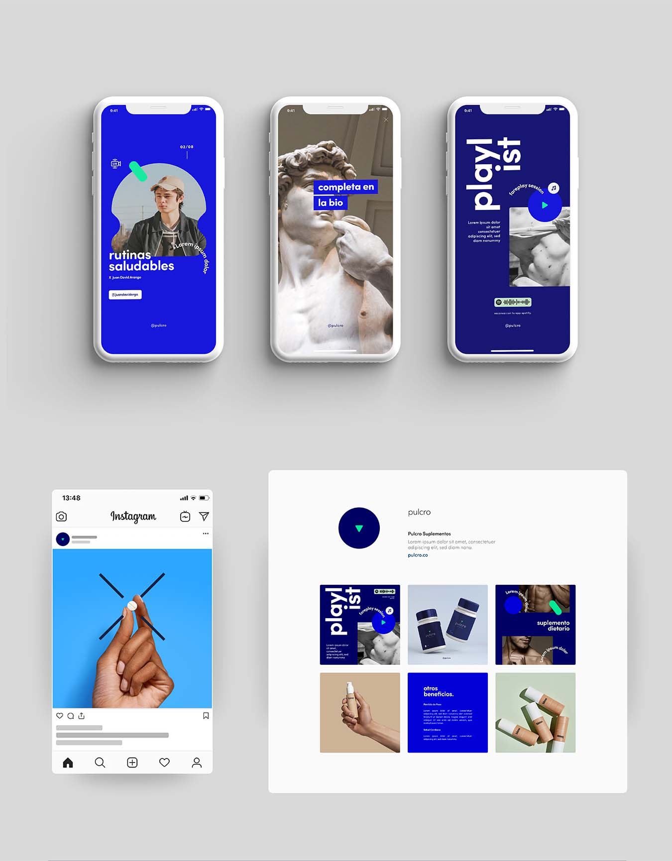 Grid + Social Media Calendar